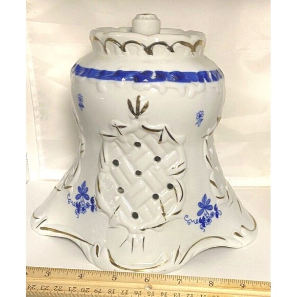 2 Vintage Porcelain Lamp Victorian Colonial Hand painted Man Woman Dog RARE 20" - Picture 4 of 16